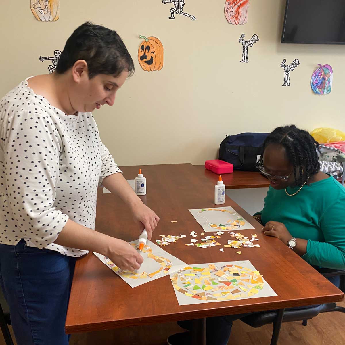 Gracious-Services-Art-Special-Needs-NJ-Mosaic-Pumpkin-8