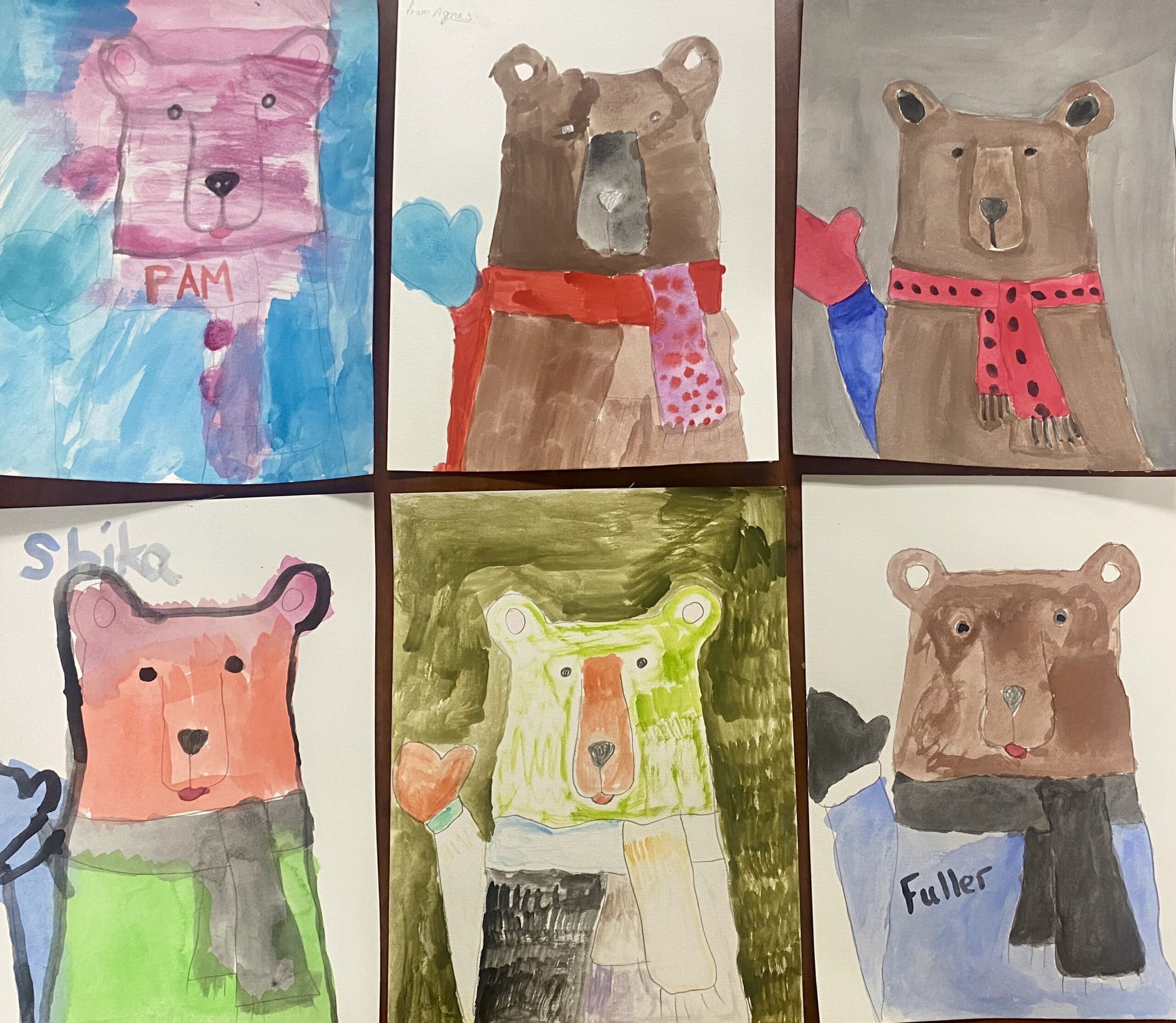 Bear paintings
