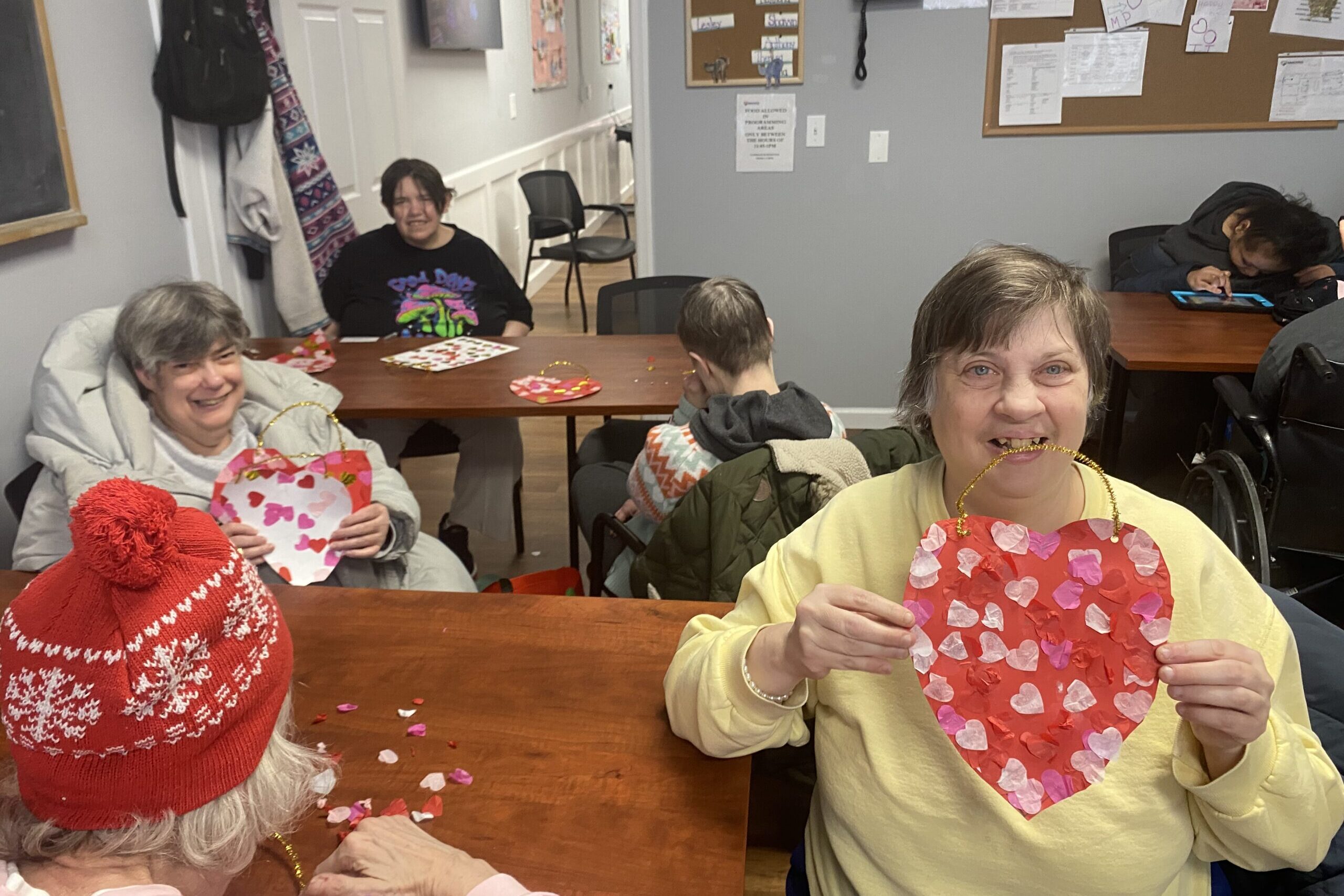 Crafting heart decorations